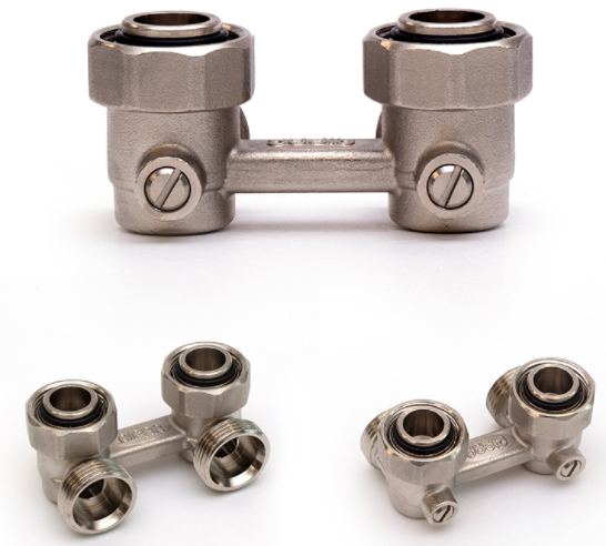 Узел нижнего подключения угловой